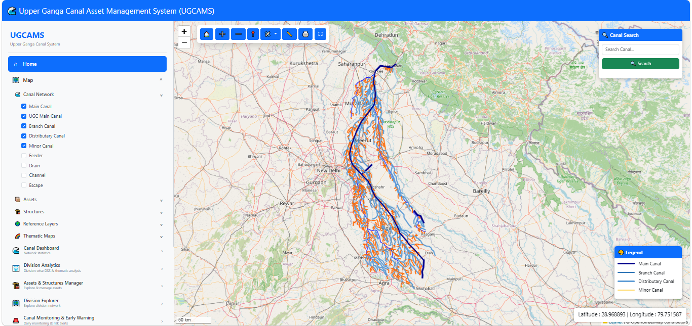 Main UGCAMS Portal